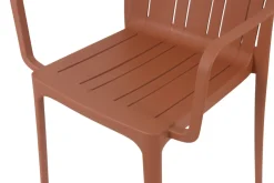 Alanya pyöreä terassipöytä harmaa + 6 Tiffany tuolia
