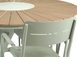 Alanya pyöreä terassipöytä + 6 Togo tuolia, kitti