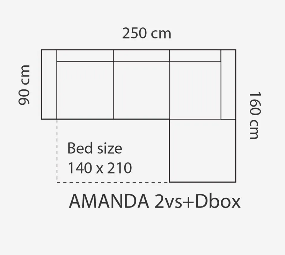 Amanda vuodesohva divaanilla, eri värejä