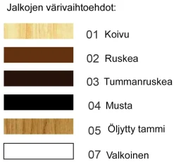 Amanda vuodesohva divaanilla, eri värejä