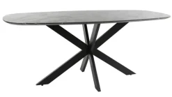 Amsterdam Onyx Cross ruokapöytä 180cm