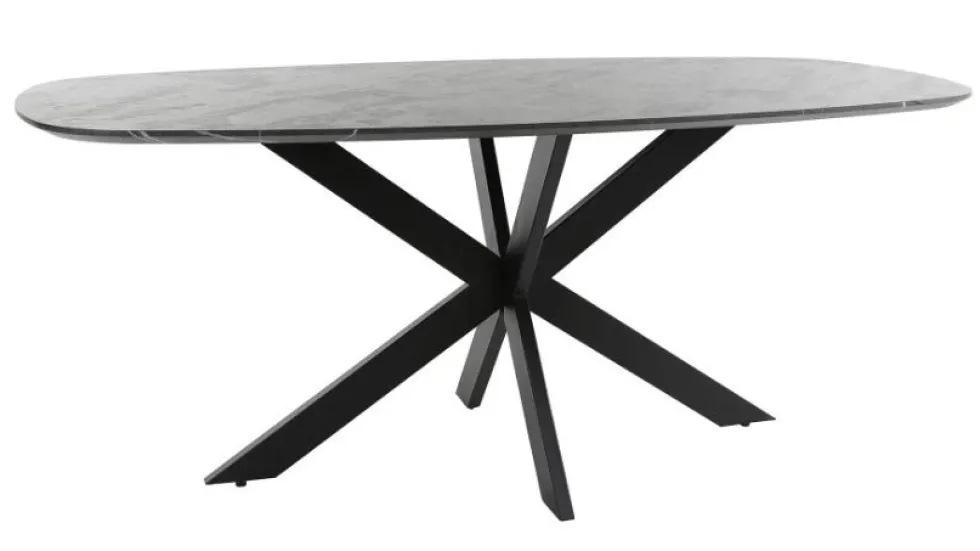 Amsterdam Onyx Cross ruokapöytä 180cm