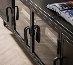 Amsterdam tv-taso 180cm, metallia