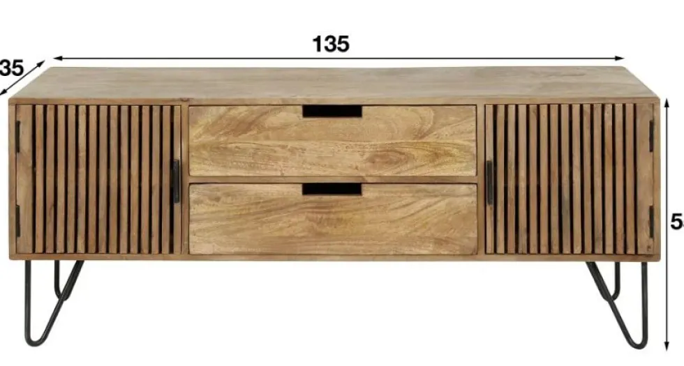 Amsterdam Tweak TV-taso 135cm, mangopuu