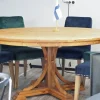 Anttiina Pyöreä ruokailupöytä 150 cm, Hunaja