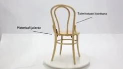 Bistro ruokapöydän tuoli, puunväri