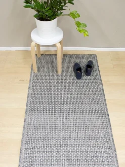 Cairo käytävämatto 100 cm hopea