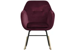 Emilia keinutuoli, viininpunainen
