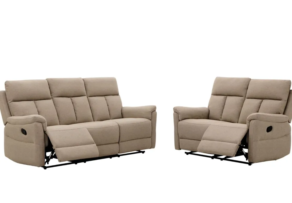 Grand 3+2 sohvakalusto mekanismeilla, beige