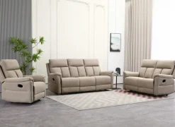 Grand 3+2+1 sohvakalusto mekanismeilla, beige