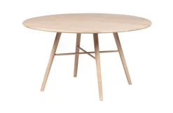 Hans K San Marco pöytä, pyöreä 140cm, valkoöljytty tammi