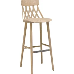 Hans K Y5-baarituoli, 78cm valkolakattu