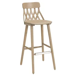 Hans K Y5-baarituoli, 74cm valkolakattu