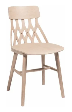 Hans K Y5-ruokatuoli, valkoöljytty tammi