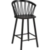 Hans K ZigZag baari nojatuoli 63cm, musta