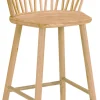 Hans K ZigZag baari nojatuoli 63cm, valkoöljytty tammi