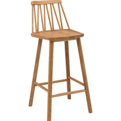 Hans K ZigZag baarituoli 63cm, öljytty tammi