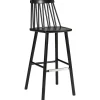 Hans K ZigZag baarituoli 78cm, musta