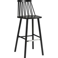 Hans K ZigZag baarituoli 78cm, musta