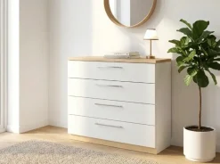 Havi lipasto 4-laatikolla 90cm, eri värejä