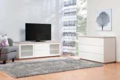 Hiipakka Anton TV-taso 150cm, lasiovilla