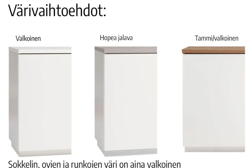 Hiipakka Anton TV-taso 150cm umpi+ 2 avohyllyä