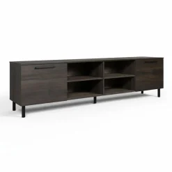 Hiipakka Solo TV-taso 220 cm, tummanruskea tammi