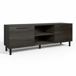 Hiipakka Solo TV-taso 166 cm, tummanruskea tammi