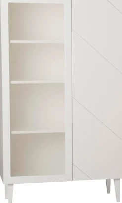 Hiipakka Vilja korkea kaappi maitolasi, valkoinen