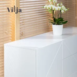 Hiipakka Vilja lipasto 50 cm laatikoilla, valkoinen