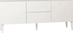 Hiipakka Vilja tv-taso 150cm ovilla+laatikoilla, valkoinen