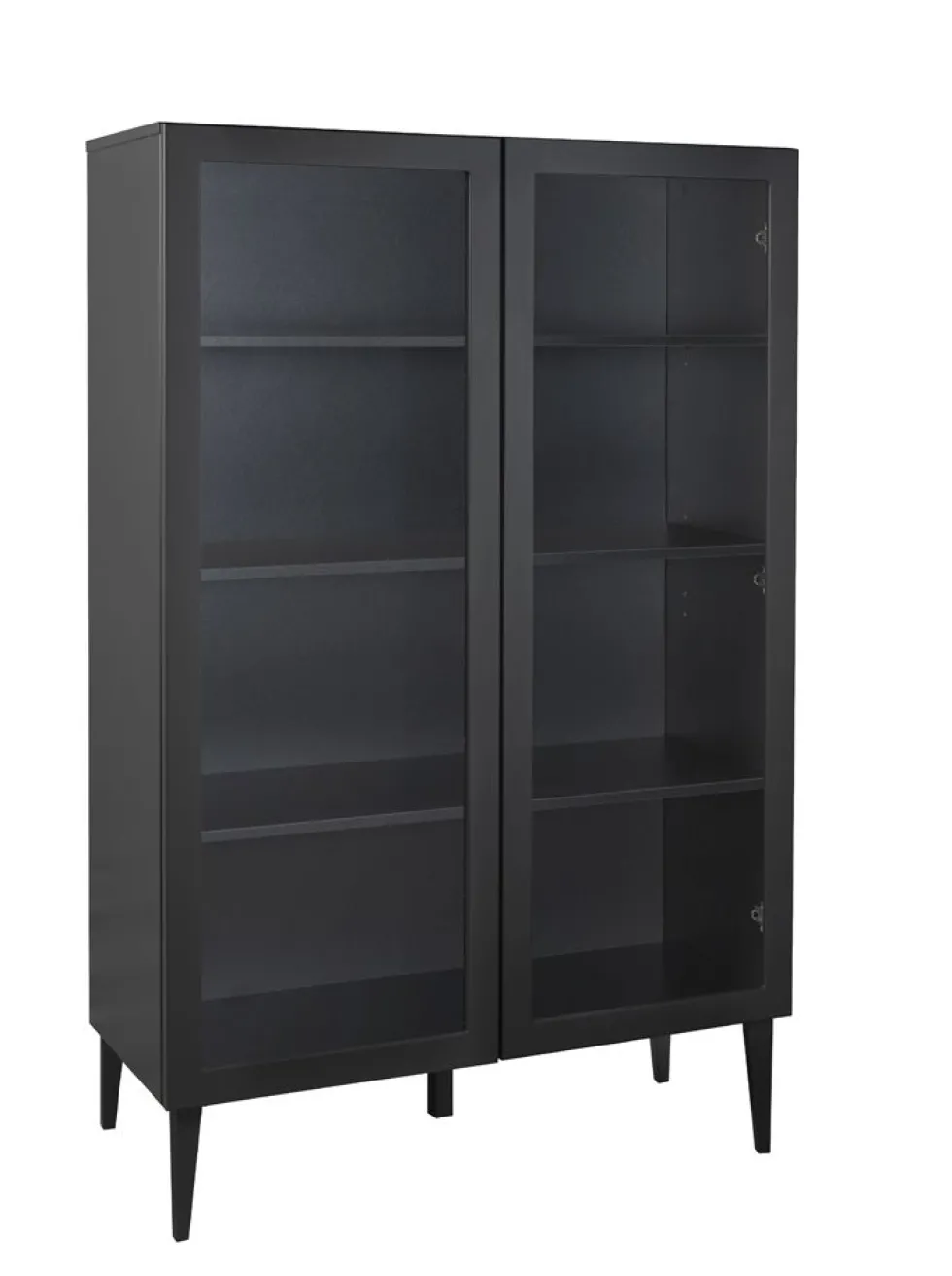 Hiipakka Vilja vitriini 100cm, musta