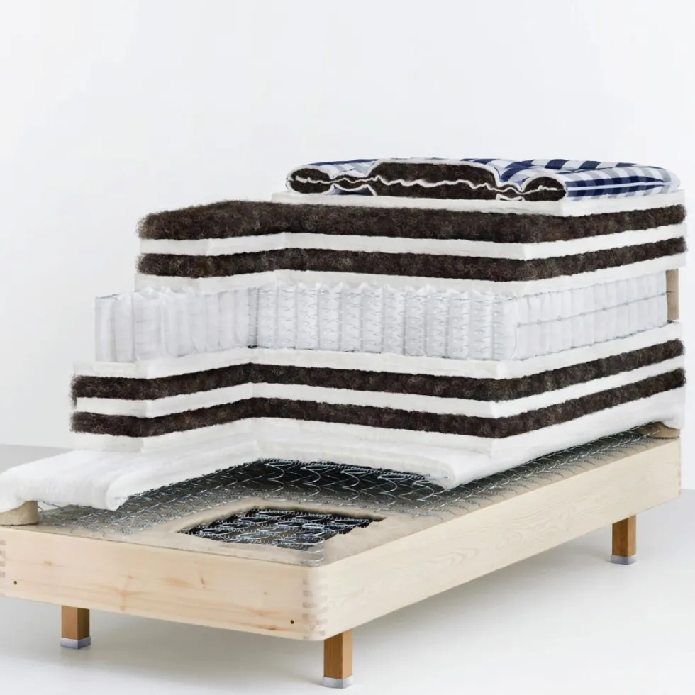Hästens Herlewing jenkkisänky BJX-Luxury petauspatjalla, pyöreä