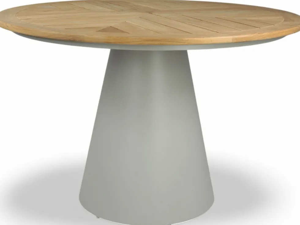 Hugo pyöreä terassipöytä 120 cm, tiikkiä