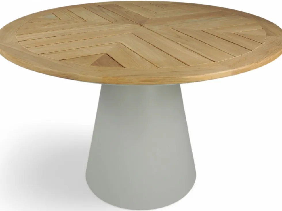 Hugo pyöreä terassipöytä 120 cm, tiikkiä