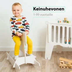 Koivupuu kehto + keinuhevonen, kampanja