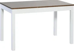 Koivu ruokaryhmä 120x75 neljälle, valko-pähkinä