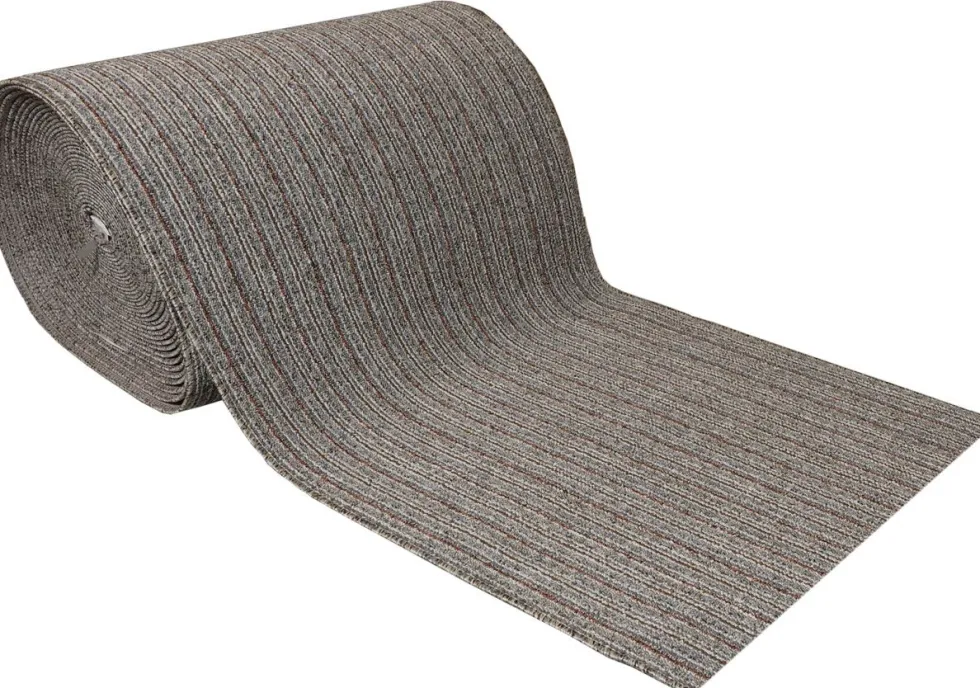 Käytävämatto harmaa raita 80 cm