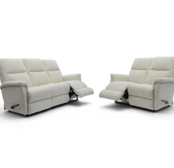 La-Z-Boy Ethan 3+2 recliner sohvakalusto, vaalea