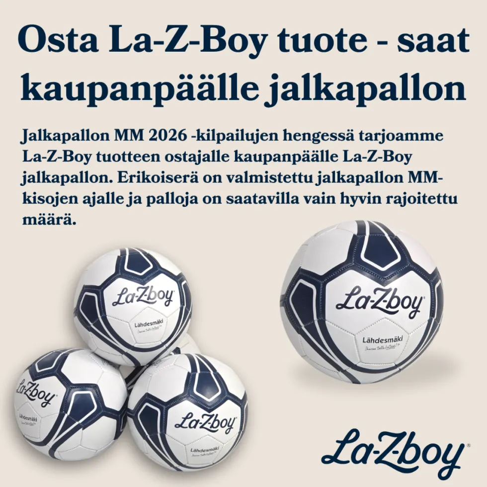 La-Z-Boy Harmony 3+1+1 recliner sohvakalusto, tummanharmaa