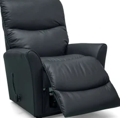 La-Z-Boy Rowan recliner mekanismituoli, musta nahka