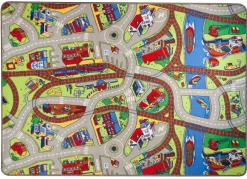 Liikennematto Railway, 140x200 cm