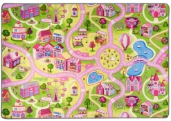 Liikennematto Sweet City, 95x133cm