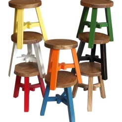 Lilliputti pyöreä pikkujakkara, eri värejä