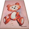 Nalle Karhu pinkki -matto, 140x200 cm