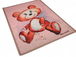 Nalle Karhu pinkki -matto, 140x200 cm