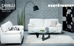 Neiser Cavalli 3+2 sohvakalusto, valkoinen