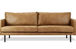 Nordic Copenhagen XL 3-ist nahkasohva 216cm, konjakki