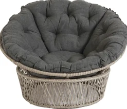 Papasan lepotuoli pyöreä, polyrottinki
