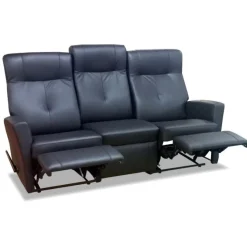 PK Furniture Kick 3-ist mekanismisohva, nahkaverhoiltu
